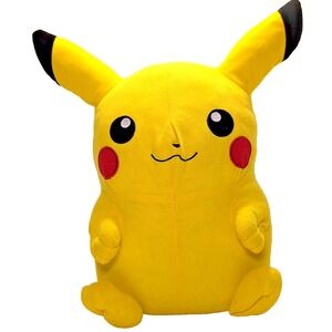 Huge Pokemon Pikachu Toy Factory 16" Plush Stuffed Animal Doll  Character - Rare
